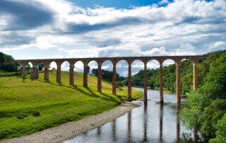 The Leaderfoot Viaduct
